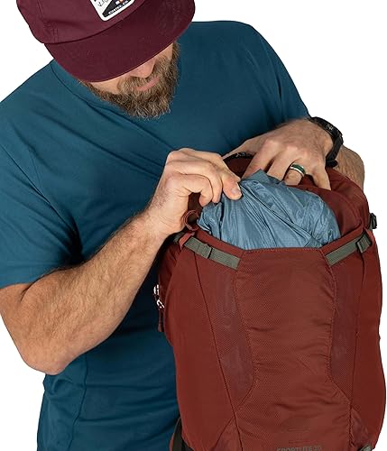 Miniatura 10 de Osprey Sportlite - Mochila de senderismo ligera de 20 litros con depósito hidráulico para hombres y mujeres, color verde hoja de pino