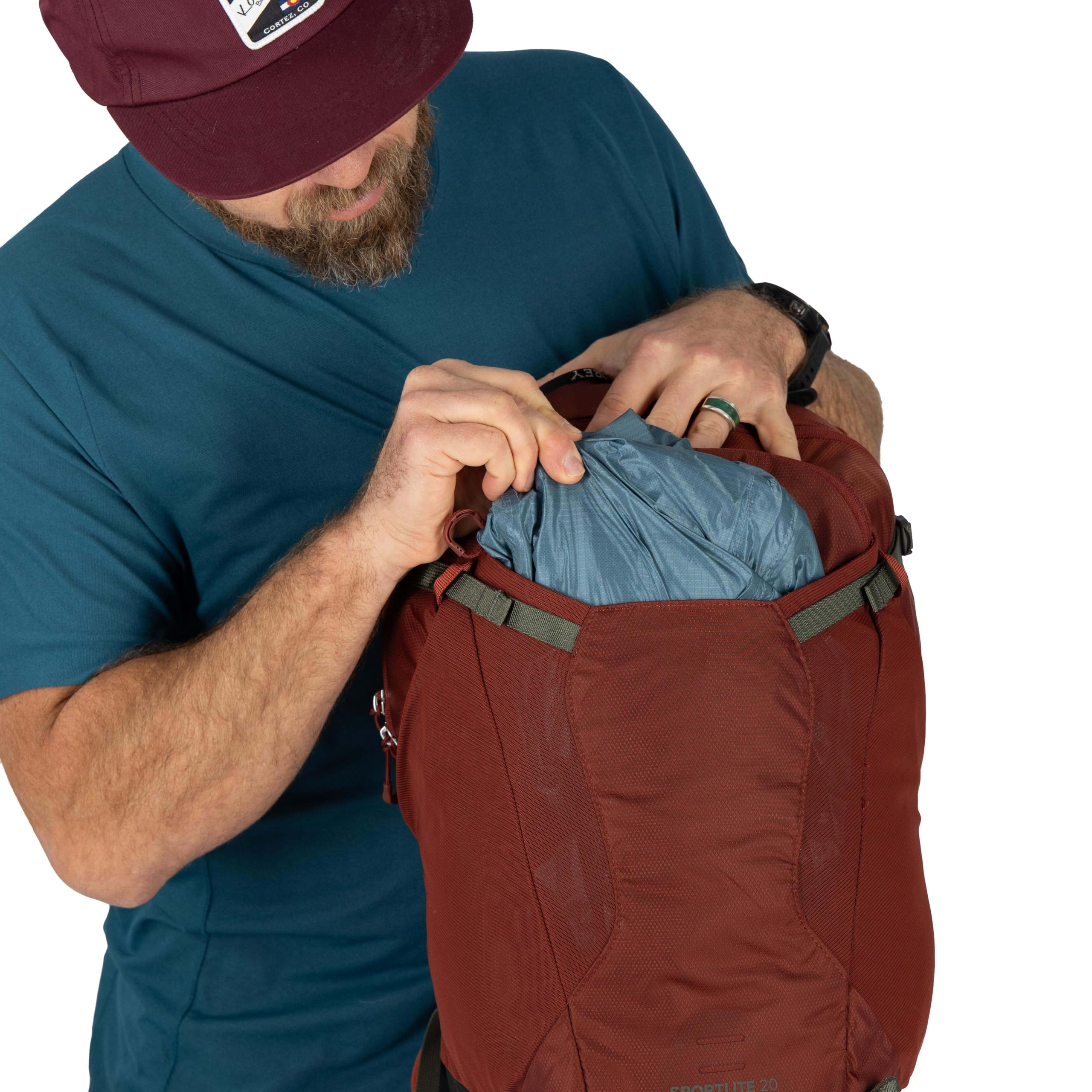 Osprey Sportlite plecak turystyczny unisex 20 l, ze zbiornikiem hydraulicznym, zielony liść sosny