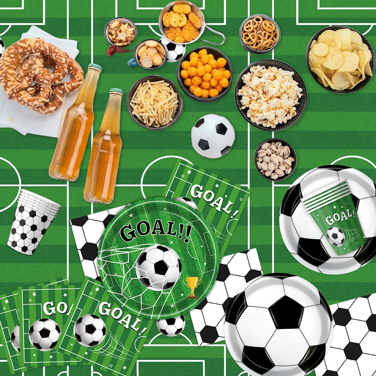 Soccer Party Decorations Kit - 170 PCS -3 Soccer Party Decorations Kit - 170 PCS -3