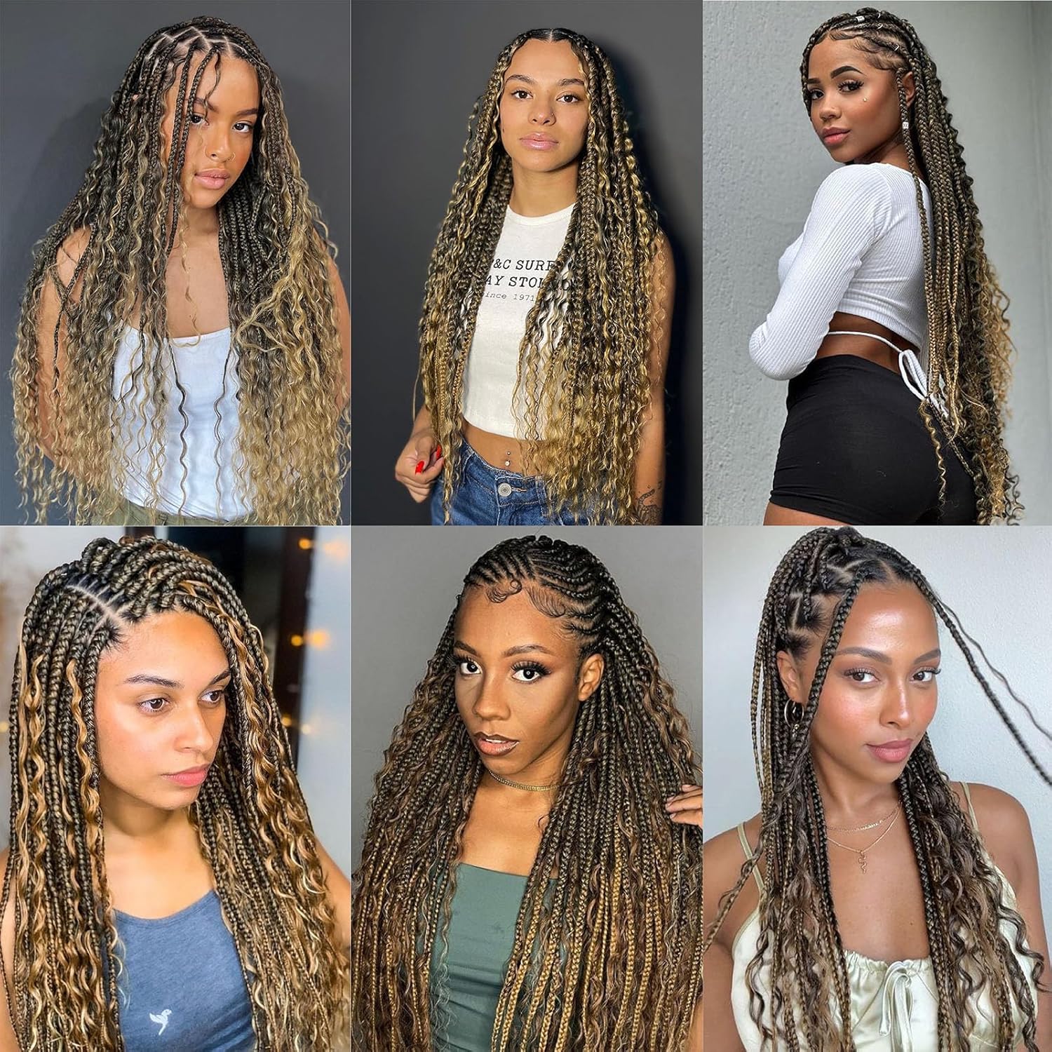 Amazon.com : Boho Hair for Braiding 18 Inch P4/27 Human 