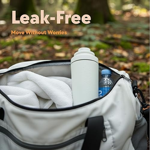 Miniatura 9 de Paradise Shaker Bottle 24 oz, Insulated Stainless Steel Protein Shaker, Dishwasher Safe, with Lid Brush & Protective Boot, Leakproof Twist-Off Chug