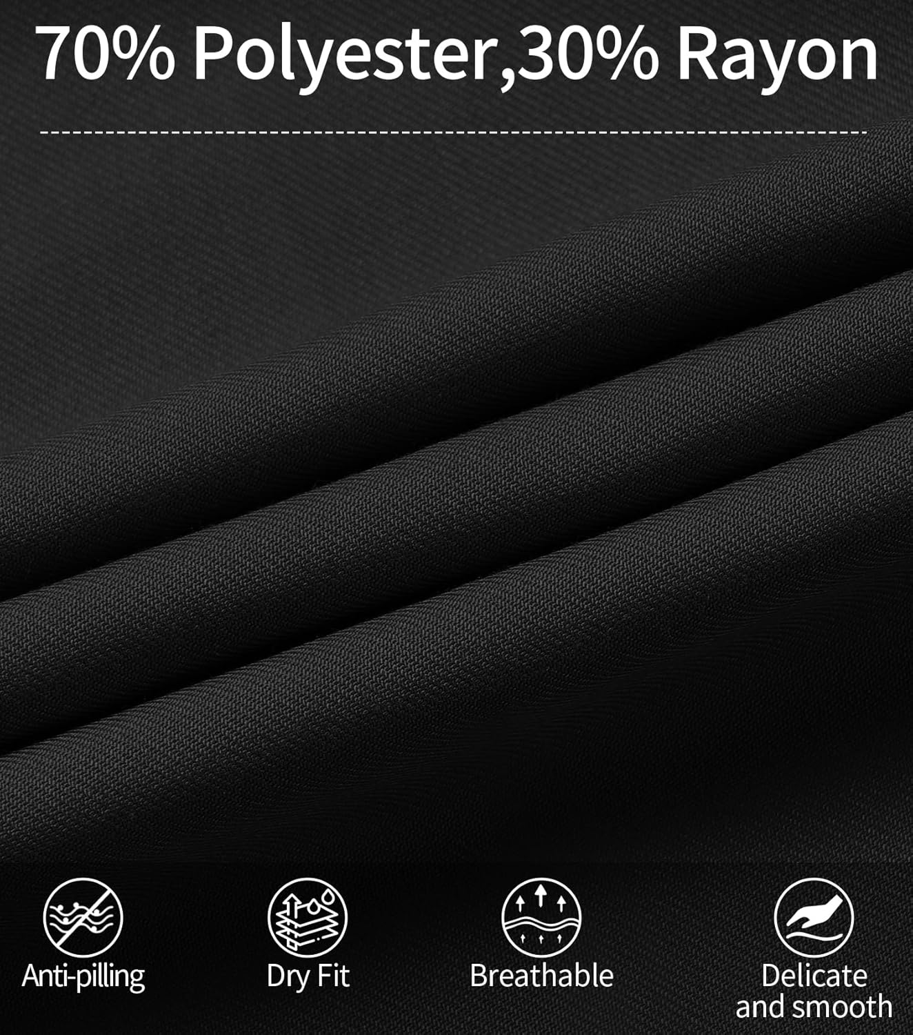 QBK Boys Flat Front Dress Pants Uniform Pants Adjustable Waistband for Toddler to Youth with Pockets - Image 4