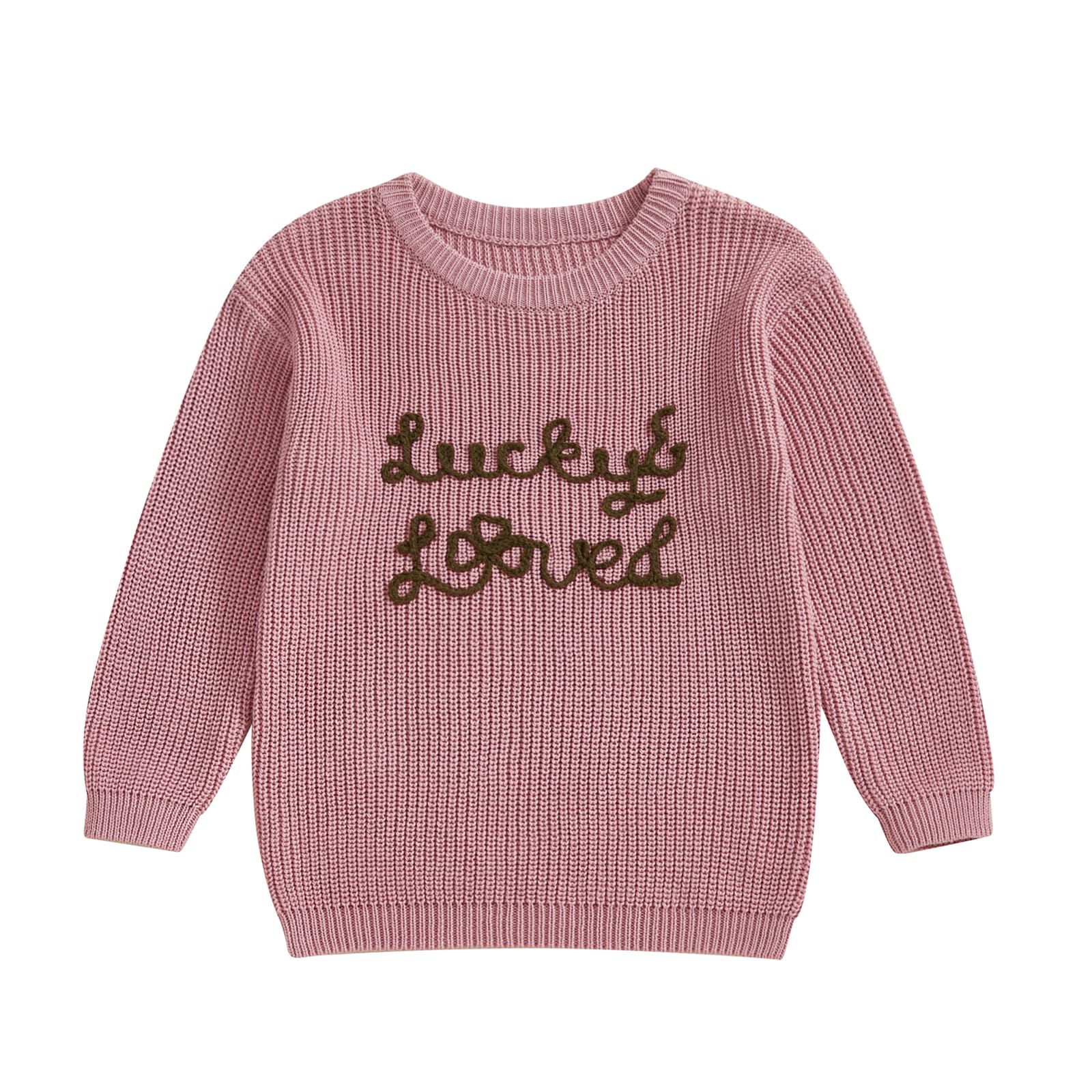 LSFYSZD Toddler Baby Girls Boys Halloween Pumpkin Sweaters Long Sleeve Crew Neck Winter Warm Knitwear Pullover Jumpers Top — view 181