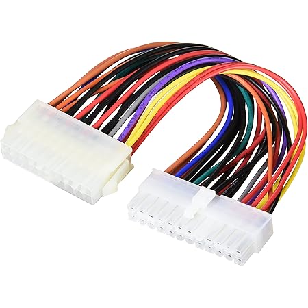 Amazon Co Jp Ainex Atx用電源変換ケーブル 15cm Wax 2024b パソコン 周辺機器