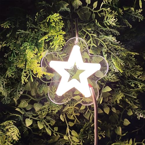 Letrero de neón con USB Power Star, letrero de luz de neón personalizado para dormitorio, hogar, decoración de pared, decoración de fiesta LED,