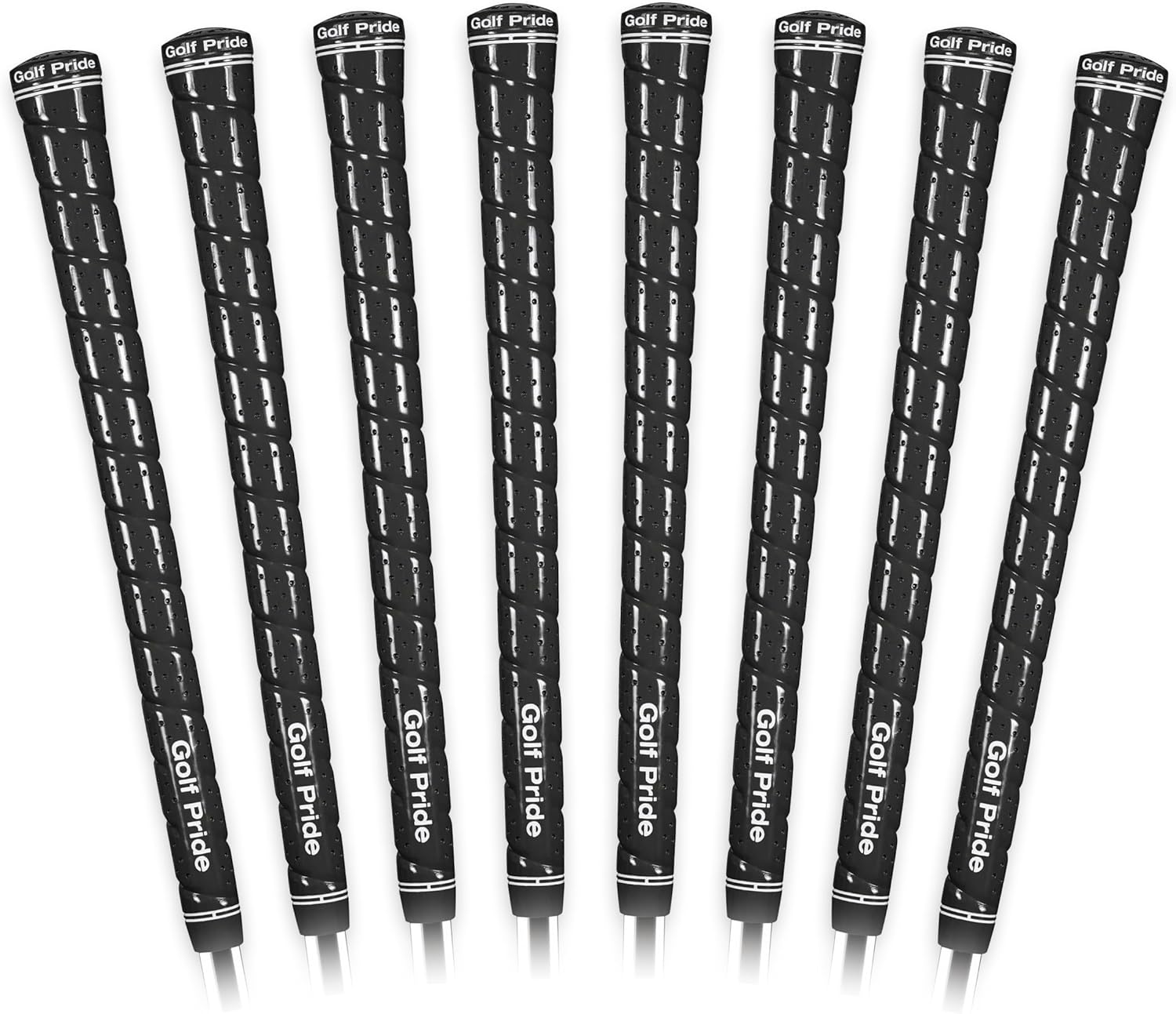 Golf Pride Tour Wrap Golf Grip - Comfortable, Durable Grip for Clubs - Classic Wrap Design with High-Tack Feel - Rubber Construction - Black