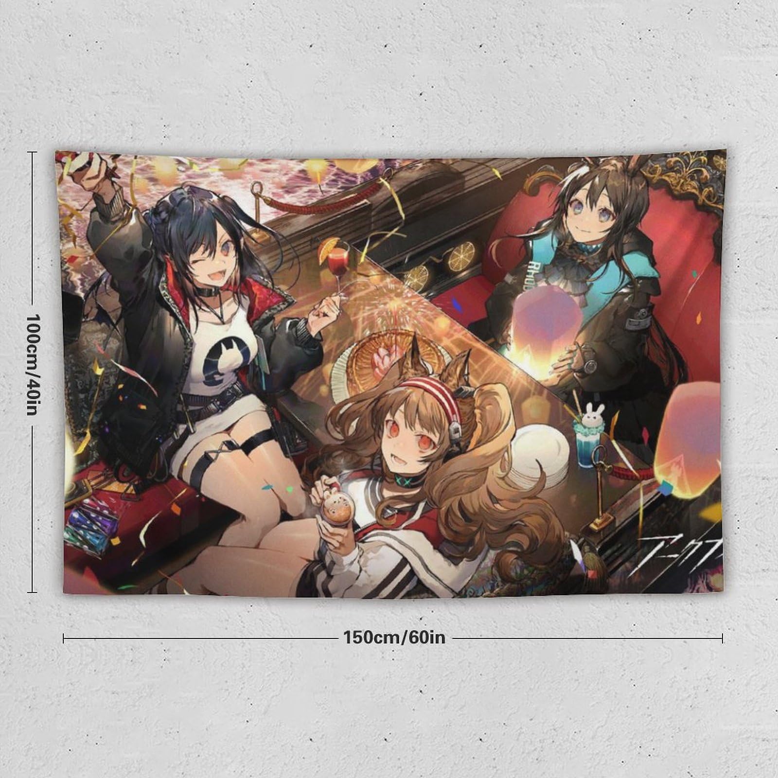 Amazon.co.jp: タペストリー アークナイツ アーミヤ アンジェリーナ