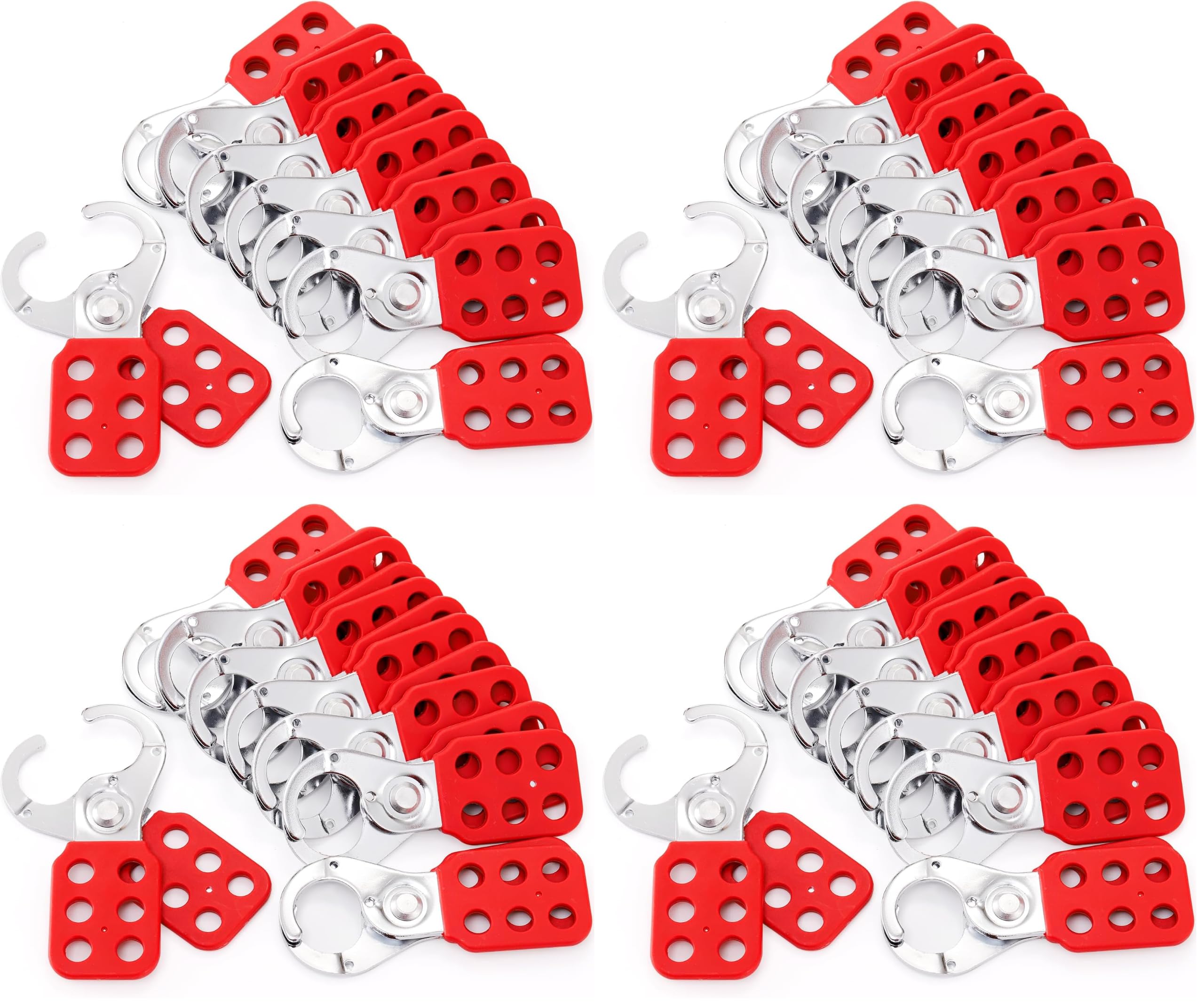 Lockout Tagout Hasps - 8 Pack Stainless Steel -8