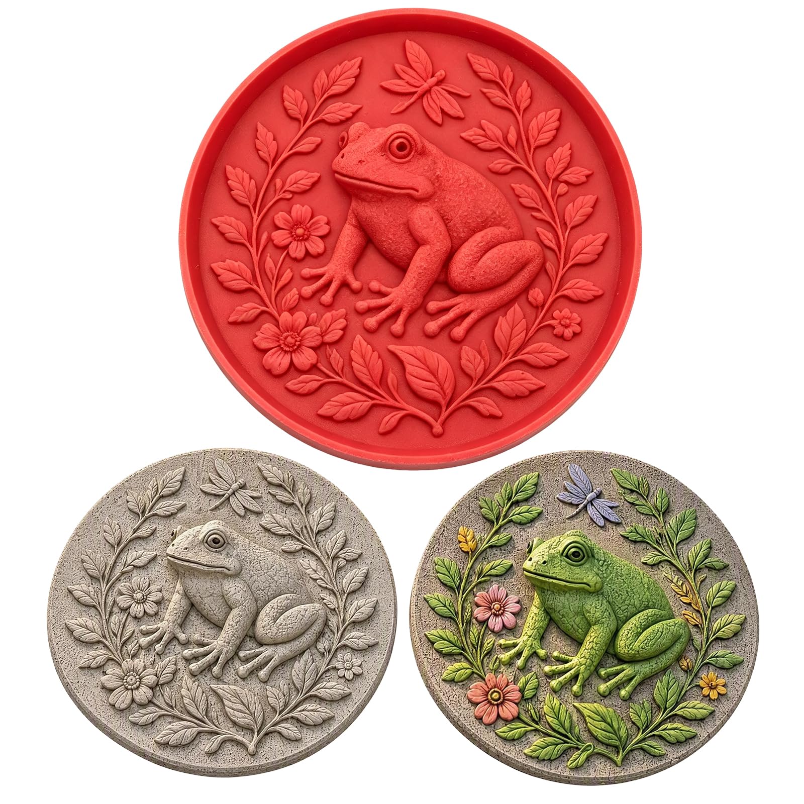 Sunflower Stepping Stone Mold, Reusable Plaster Cement Concrete Molds