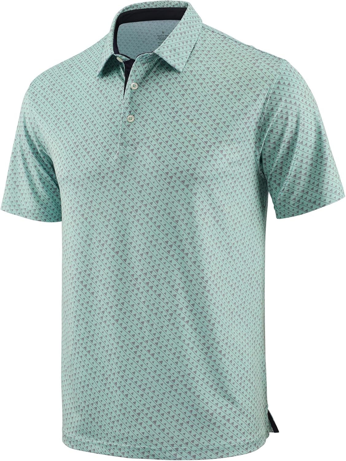 Men's Golf Polo Shirts Dry Fit Comfort Stretch Casual Shirt Short Sleeve Perfomance Moisture Wicking Funny Print