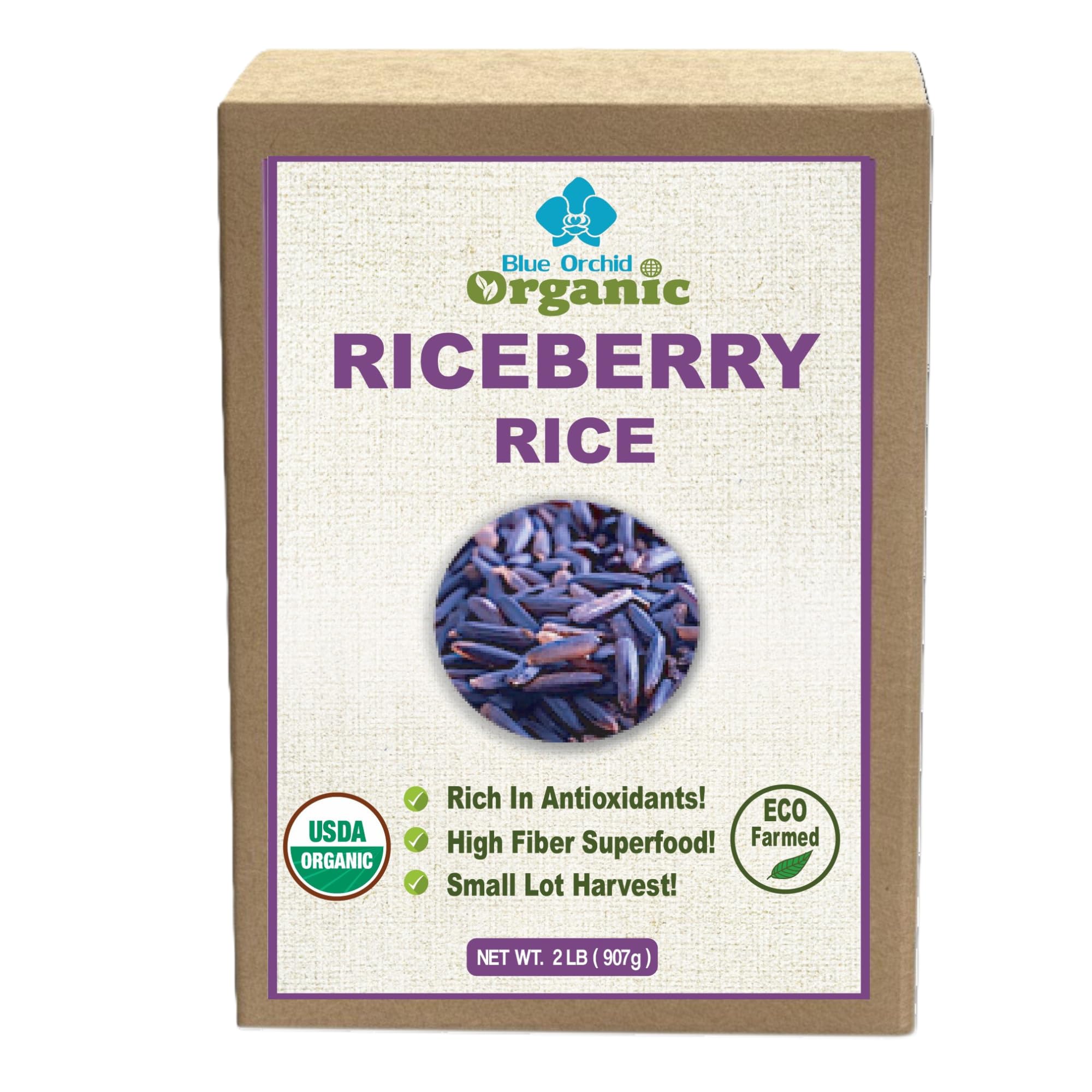Organic Riceberry Rice 2LB