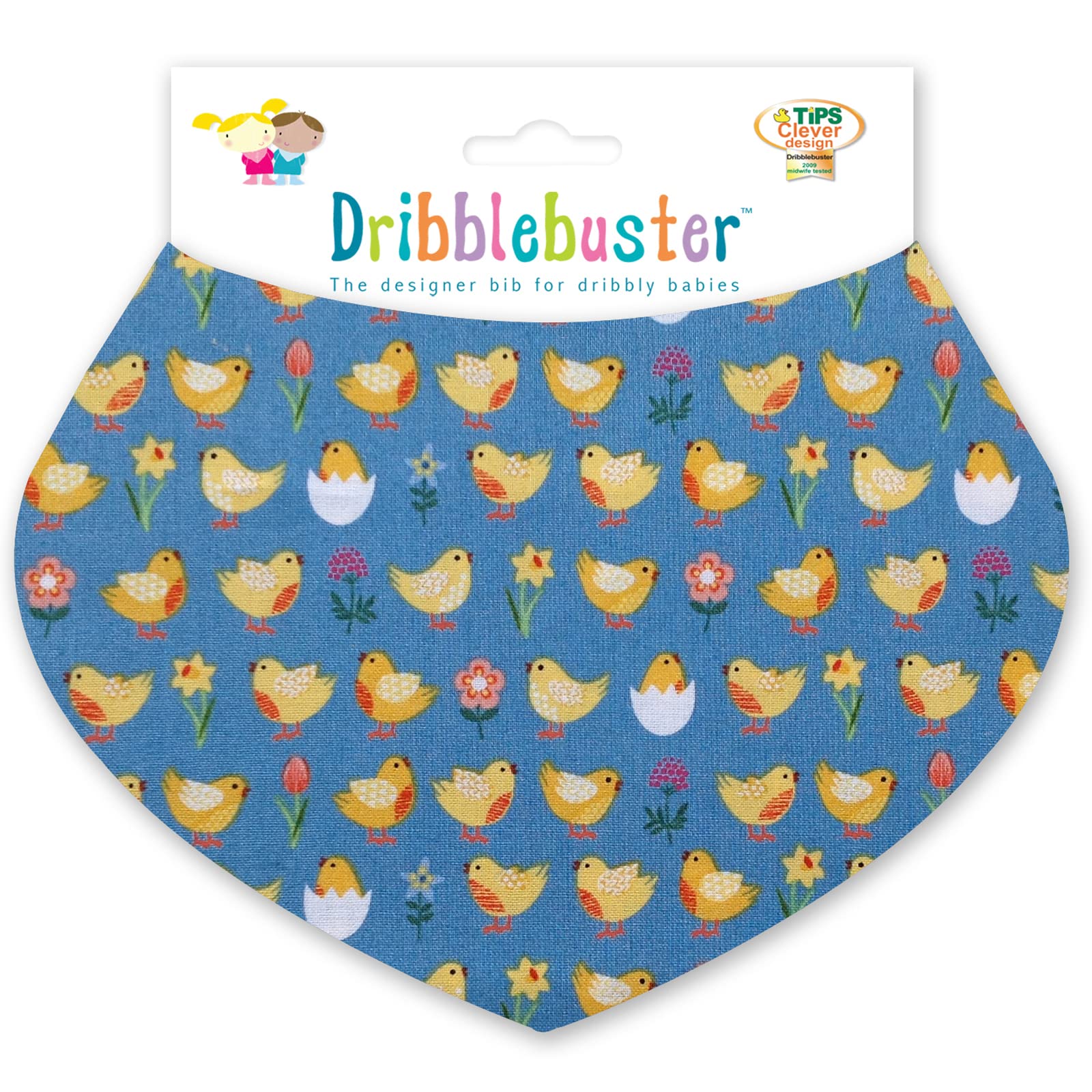Dribblebuster Baby Bib Spring Chicks