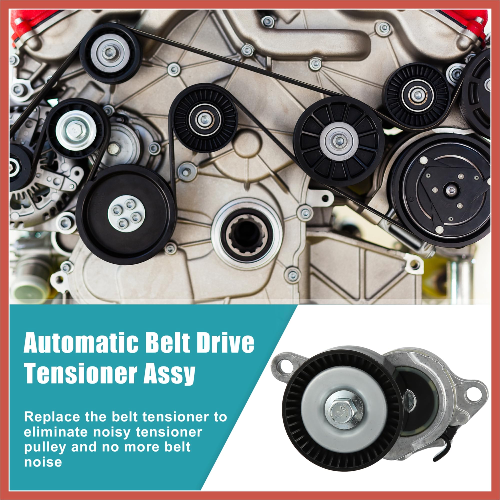 Amazon.com: ACROPIX Automatic Belt Tensioner Pulley Assembly