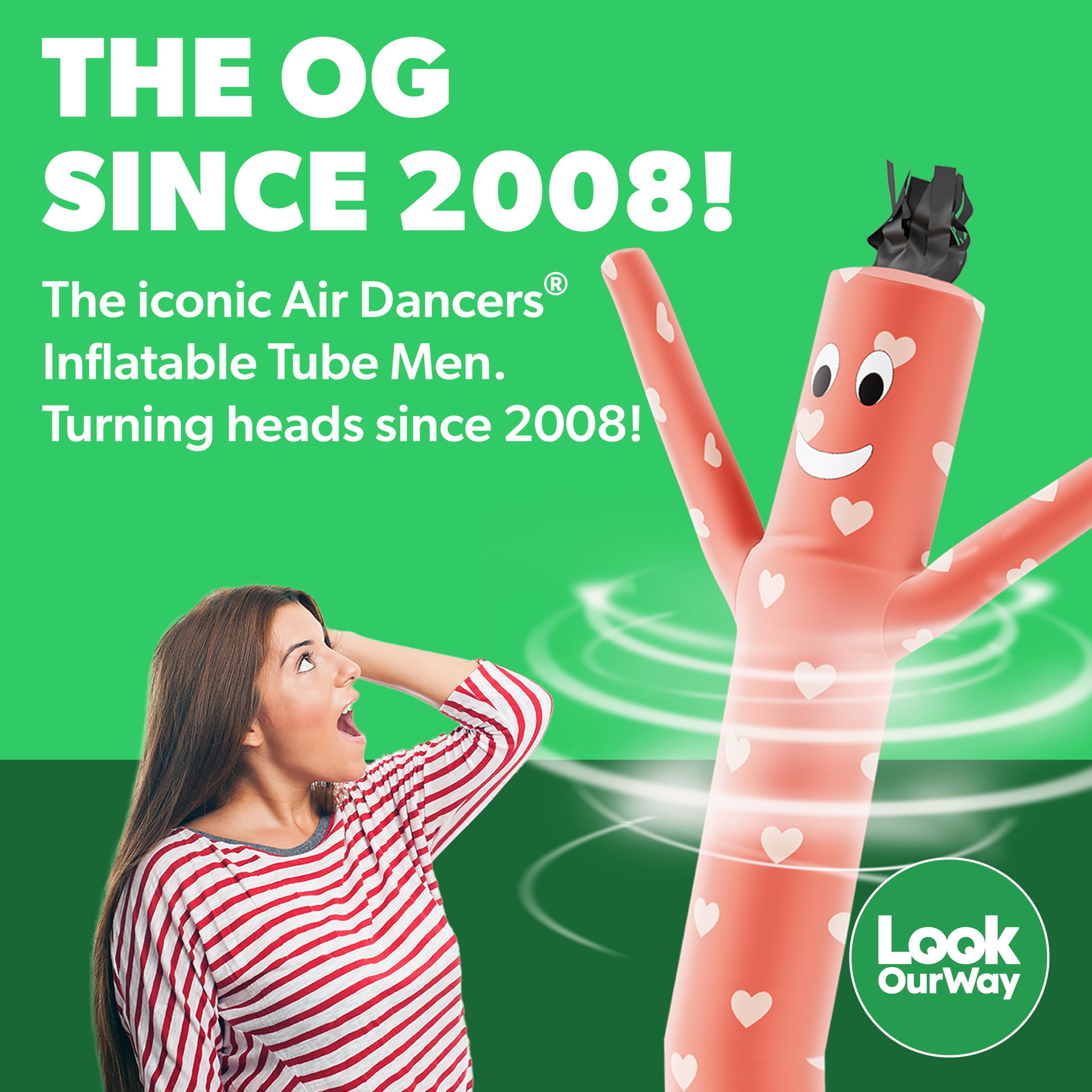 Amazon.com: LookOurWay Air Dancers Wacky Waving Inflatable Tube