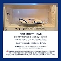 Vista 3 de Bed Buddy Calentador de cuello para microondas, almohadilla térmica para cuello y calambres, dolores musculares, paquete de 2