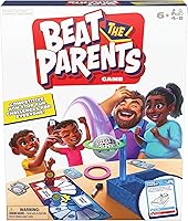 Vista 1 de Spin Master Games, Beat The Parents, edición 2025 con nuevos desafíos y cartas, juego familiar de competencia amistosa, noche de juegos familiares