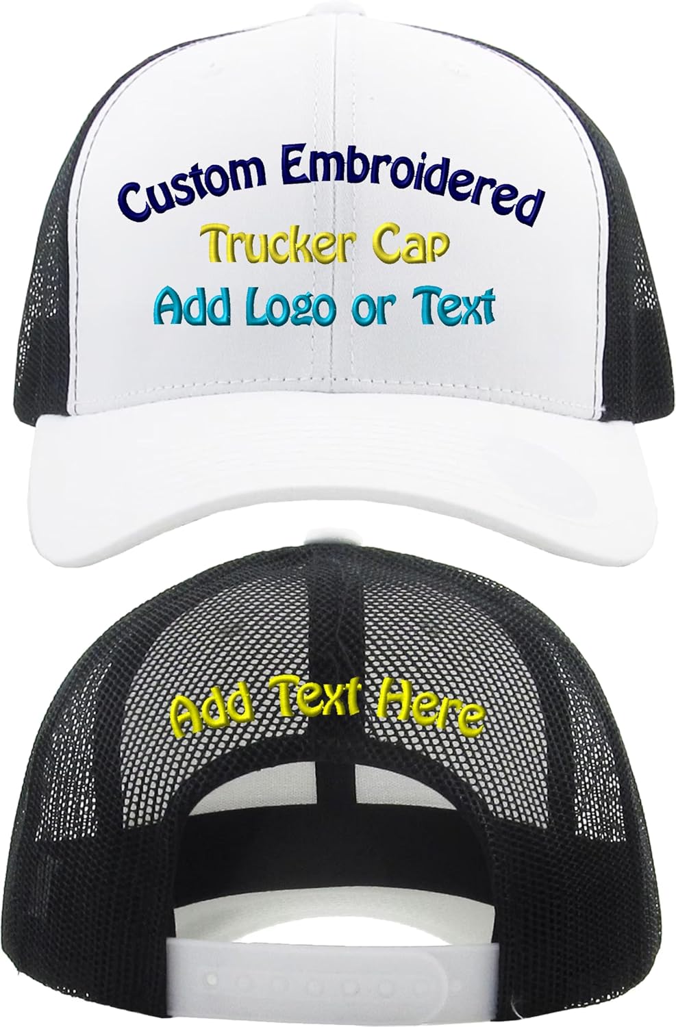Custom Trucker Hat with Mesh Back – Personalized