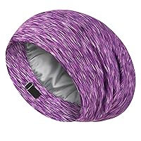 Vista 13 de LULUSILK Gorro de Dormir con Forro de Seda de Morera, Se Acabó el Cabello Encrespado y Enredado, Envoltorio de Cabello de Seda que se Mantiene