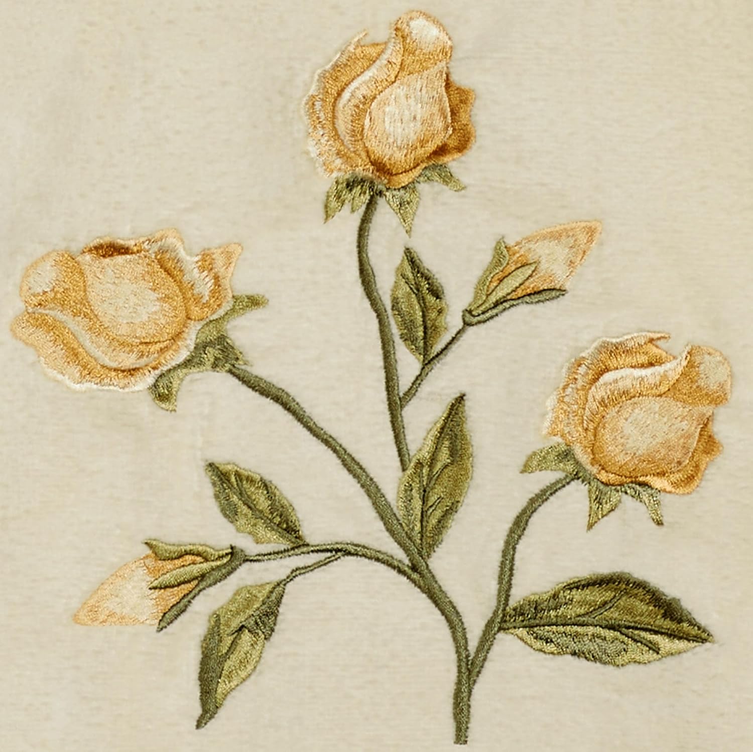 Charlotte Rose Butter Bath Towel Set Bath Hand Fingertip - Image 4