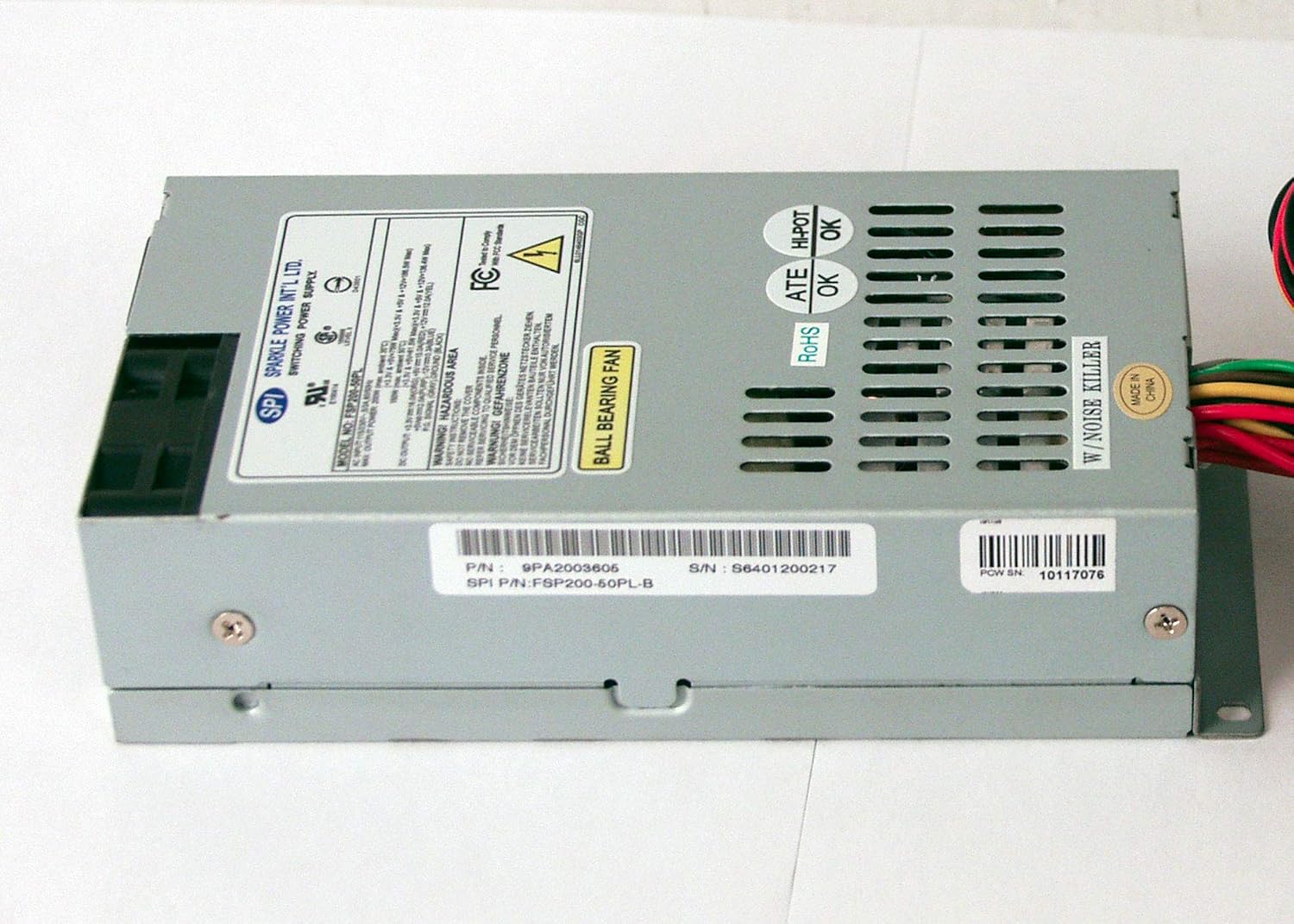 SPI FSP200-50PL-B 200W Flex ATX 20-PIN 4CM BB Fan Power Supply