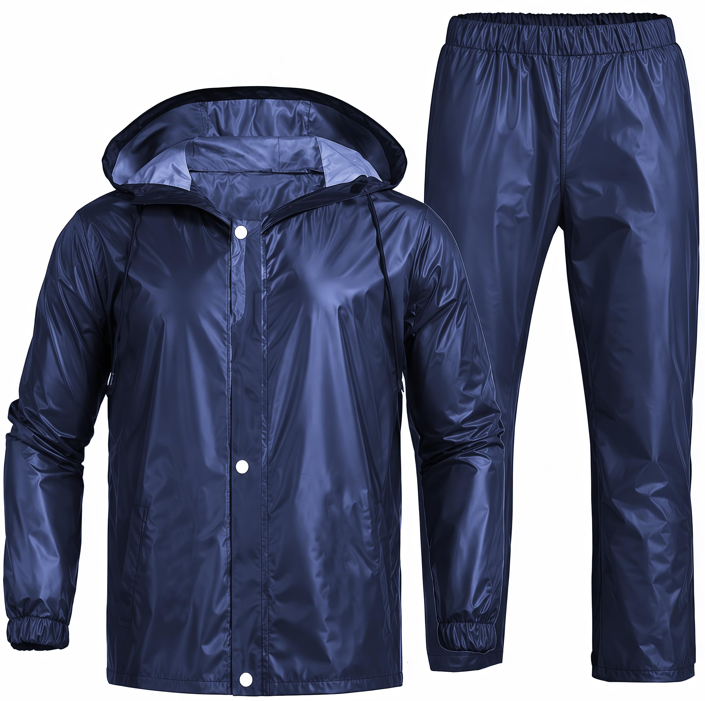 camison Mens Fashiera Waterproof Reversible Raincoat for Men (IN, Alpha, L, Rangers Blue)-picture-21