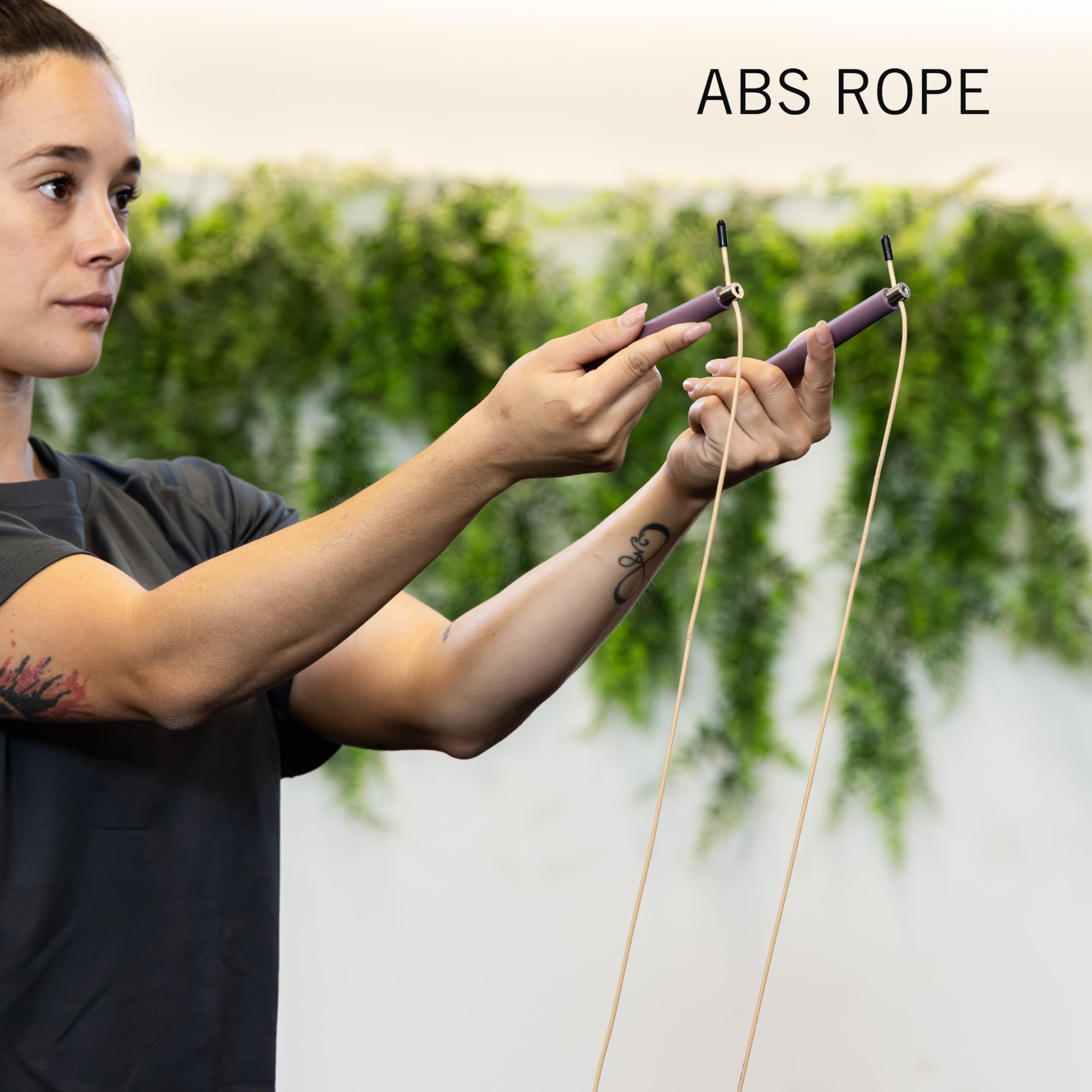 PICSIL - Corda per Saltare Professionale ABS, Speed Rope Regolabile in Acciaio, Manici Antiscivolo Ergonomici, per Cross Training, Fitness e Double Under