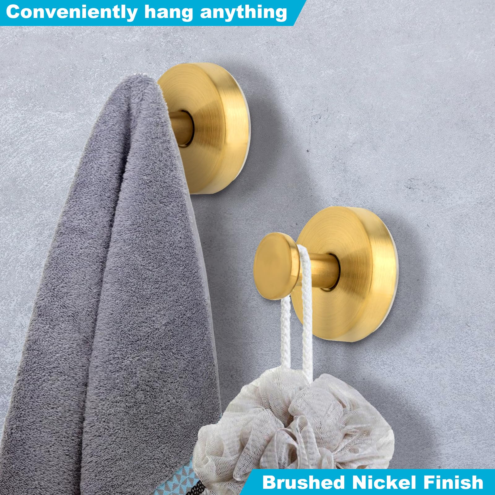Apkhgtb Ganchos Con Ventosa Para Ducha, Baño, Cocina, Puerta De Cristal, Espejo, Azulejos, Lufa, Toalla, Abrigo, Soporte De Gancho Para Bata De Baño Para Colgar, Colgador De Corona Impermeable (2