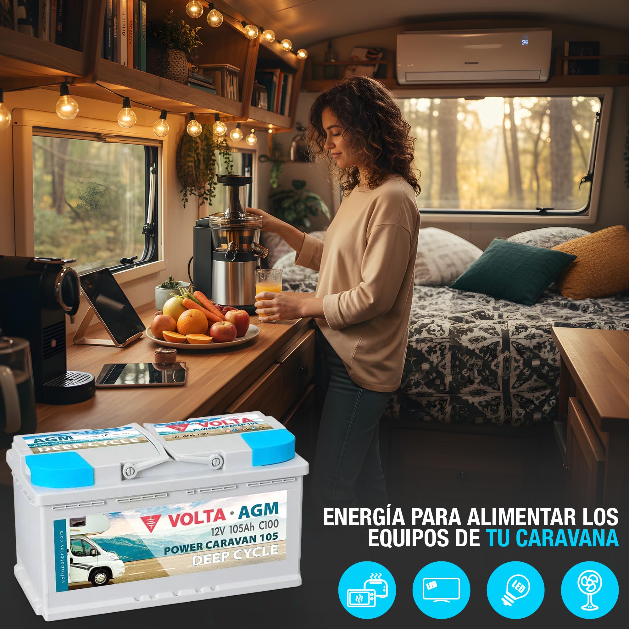 Baterías para caravana (105Ah)