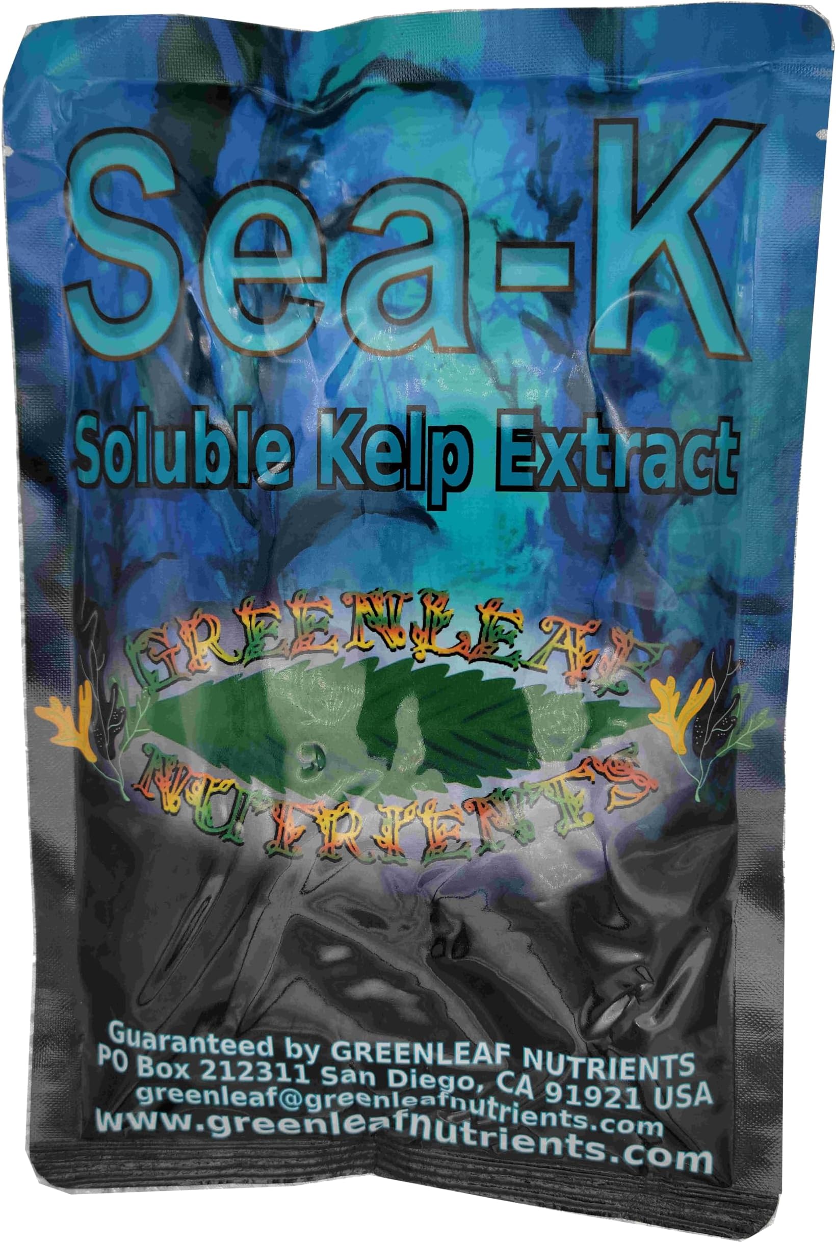 Seaweed and Kelp Fertilizer for Plants - Organic Sea-K - Concentrated Extract Powder Nutrient Makes 700 Liters