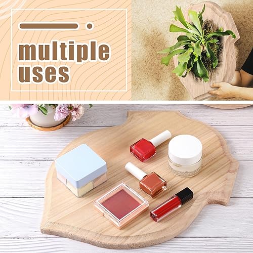Miniatura 6 de Kigley 6 placas de madera sin terminar, placa de madera para manualidades, tallado, tablones de madera, tablas de madera para proyectos de quema,