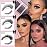 Goddvenus Lash Clusters Volume Cluster Eyelash Extensions D Curl Waterproof Individual Lashes 240pcs Fluffy Faux Mink Cluster Lashes and 60pcs Bottom Lashes for DIY Eyelash Extension