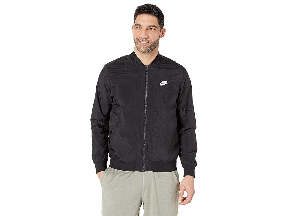 

Nike NSW Woven Players Jacket (Black/White) Men's Coat