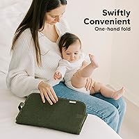 Vista 6 de KeaBabies Cambiador de pañales portátil, fácil de limpiar, plegable, impermeable, cambiador de bebé para bolsa de pañales, compacto, ligero, 25 x 13