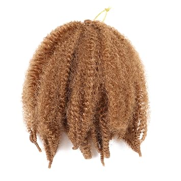 1Pk 8in Synthetic Marley Afro Twist Crochet Braiding Hair Extensions 27#