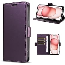 Compatible iPhone 17 Pro MAX Notebook Type Case, Luxury PU Leather, Wallet-type Cover, Tendo Function, Card Pocket Storage, Stylish, Coin Purse, Full Body Protection, Simple, Shockproof, Fall