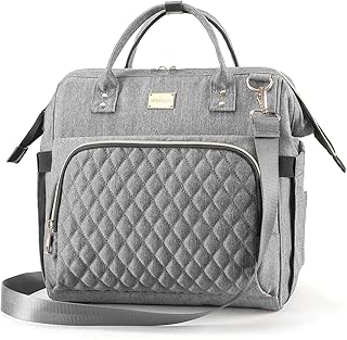 Weitars Lunch Bag for Women Cute Lunch Bag For Work,Insulated LunchBox Lunch Purse Leakproof Wide-Open Lonchera Lunchbag Lunch Tote With Pockets And Adjustable Strap For Office Picnic Beach