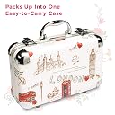 Vokai Makeup Kit Gift Set - Travel Case 41 Eye Shadows 4 Blushes 5 Bronzers 7 Body Glitters 1 Lip Liner Pencil 1 Eye Liner Pencil 2 Lip Gloss Wands 1 Lipstick 5 Concealers 1 Brow Wax 1 Mirror gallery image