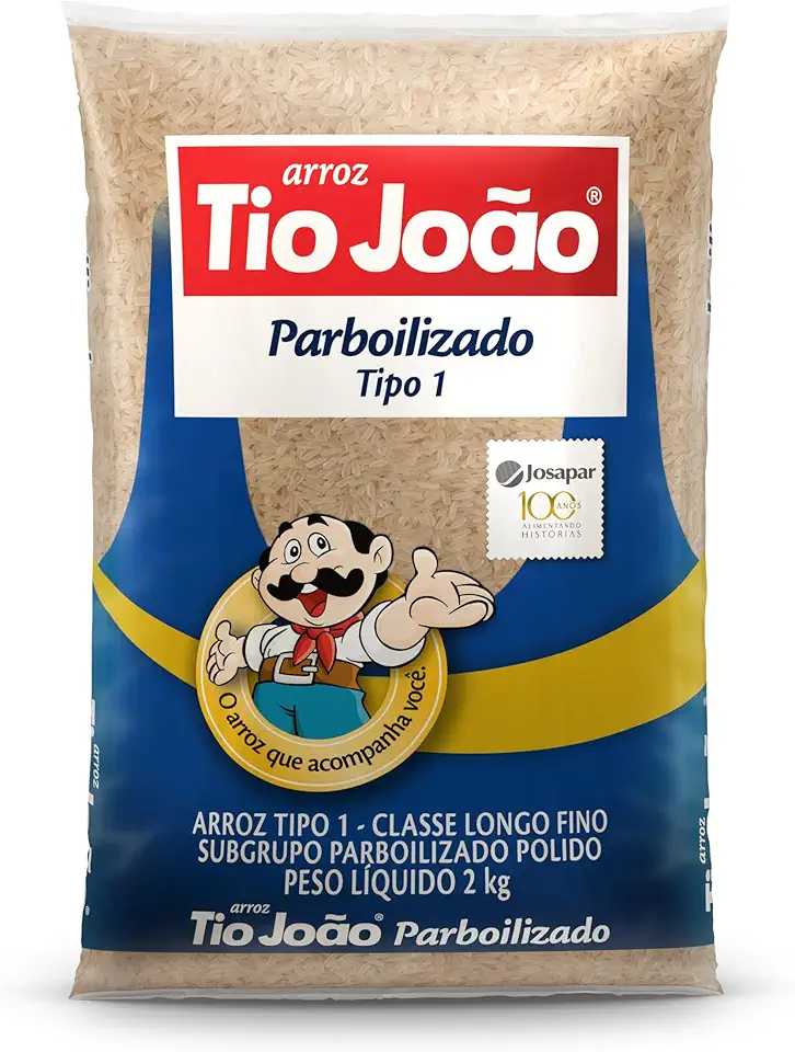 Tio João Arroz Parboilizado 2Kg