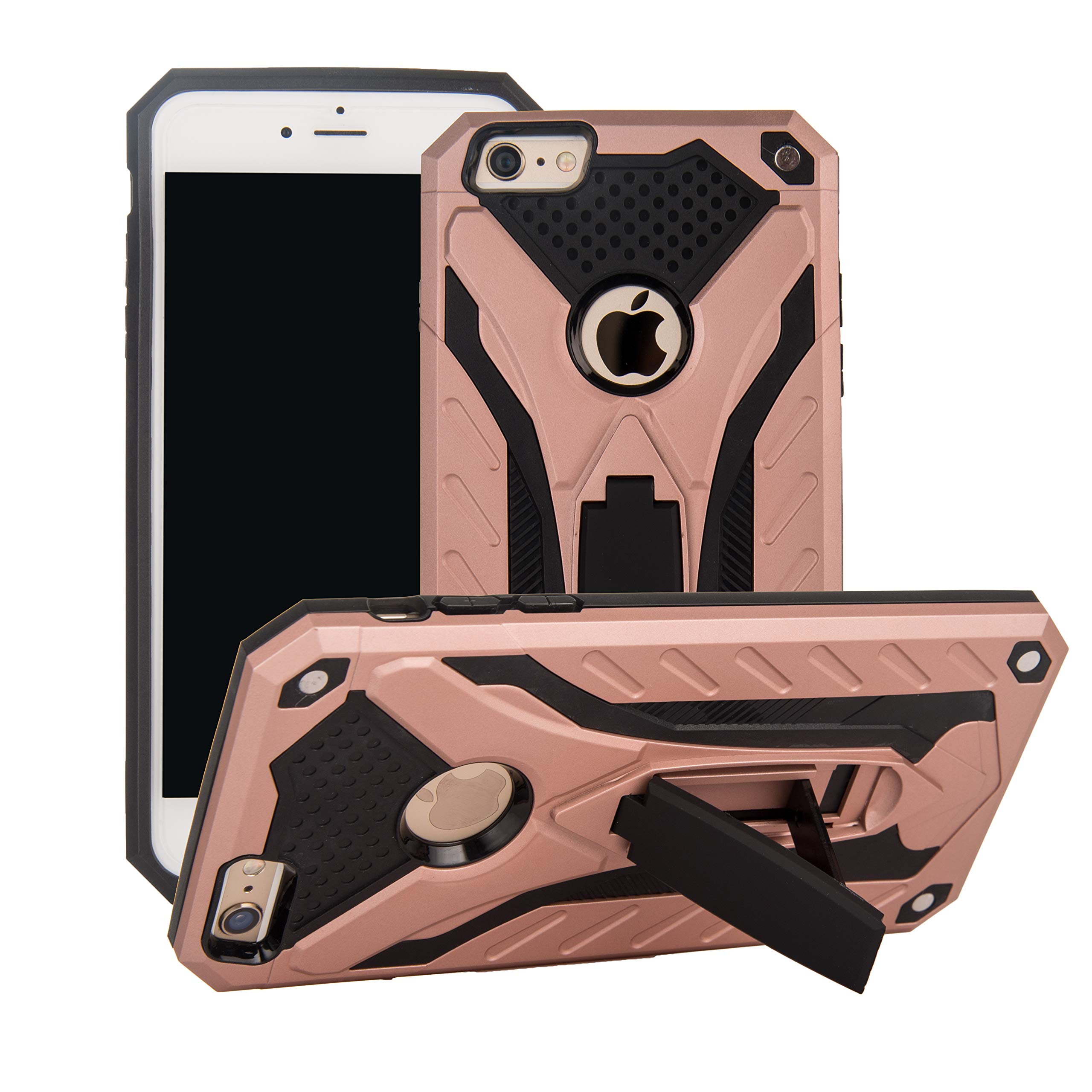 MILAN NICE Funda para iPhone 12 Pro MAX de Silicona y PC Antigolpes Carcasa Protectora Anti-arañazos y Antideslizante con Soporte Incoporado (Rojo)(6.7) — view 31