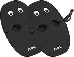 Spring Grips, schwarz 1 Paar Griffschutz Ghost, thermoresistentes Material, 24,5 x 16,5 x 2 cm