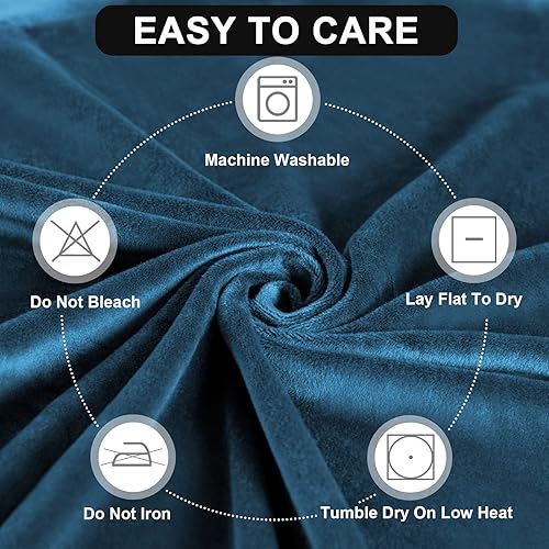 Miniatura 8 de Festicorp Fundas para sillas reclinables, fundas para sillas reclinables de terciopelo real, 4 piezas, fundas elásticas para sofá reclinable para