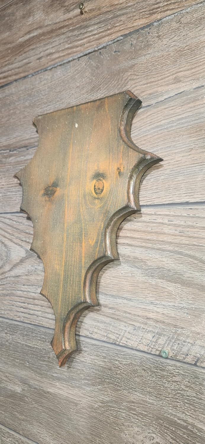 European Deer Skull Mount Plaque large knapped Arrowhead Starkissed Flat