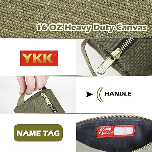 Miniatura 8 de Rough Enough - Bolsa de herramientas pequeña portátil, organizador EDC con asa