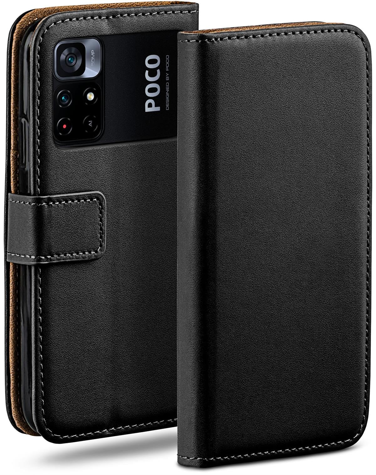 Moex Book Case Für Poco X4 Pro 5G – Klapphülle Mit Kartenfach, Standfunktion & 360° Schutz