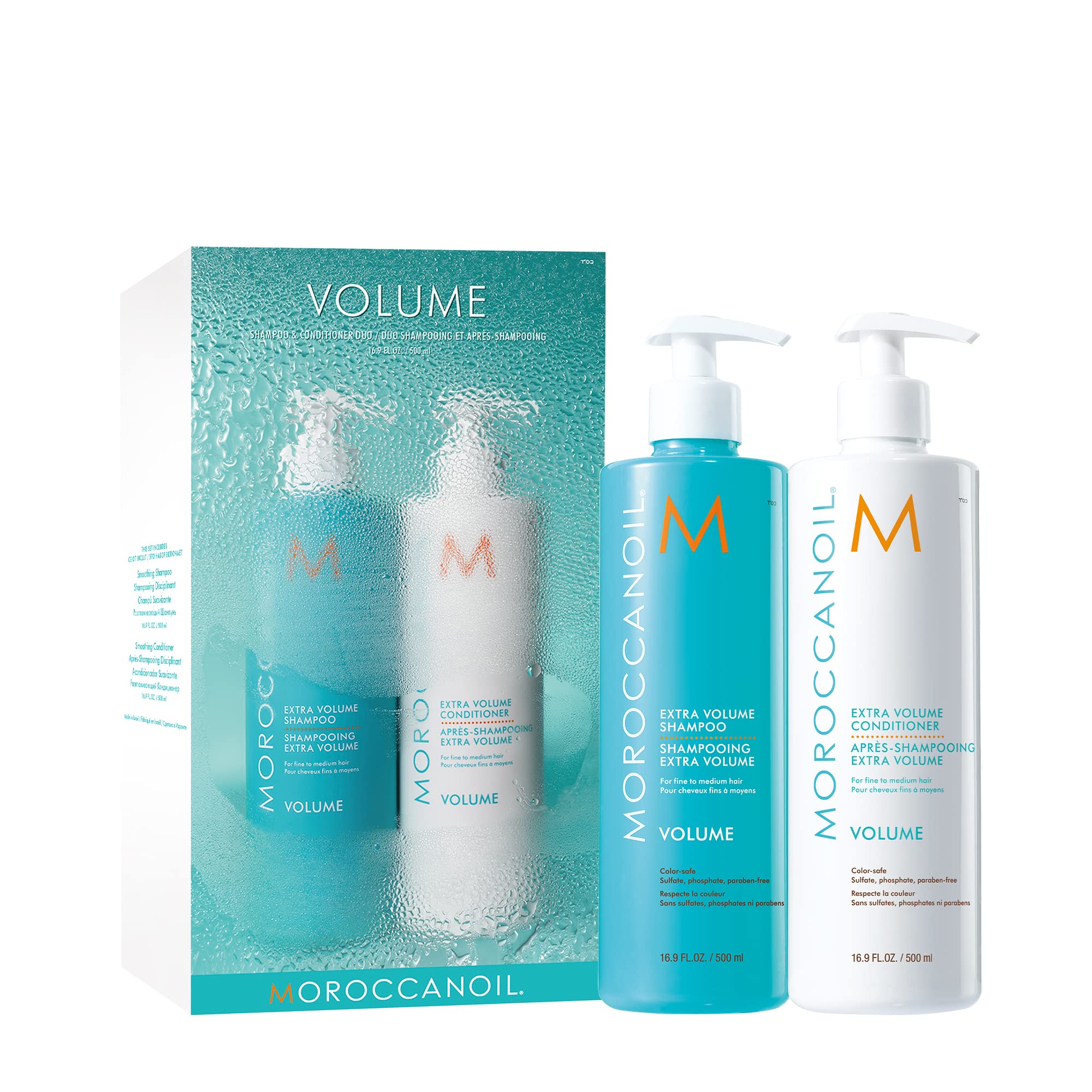 Moroccanoil Extra Volume 500ml Shampoo and Conditioner Set