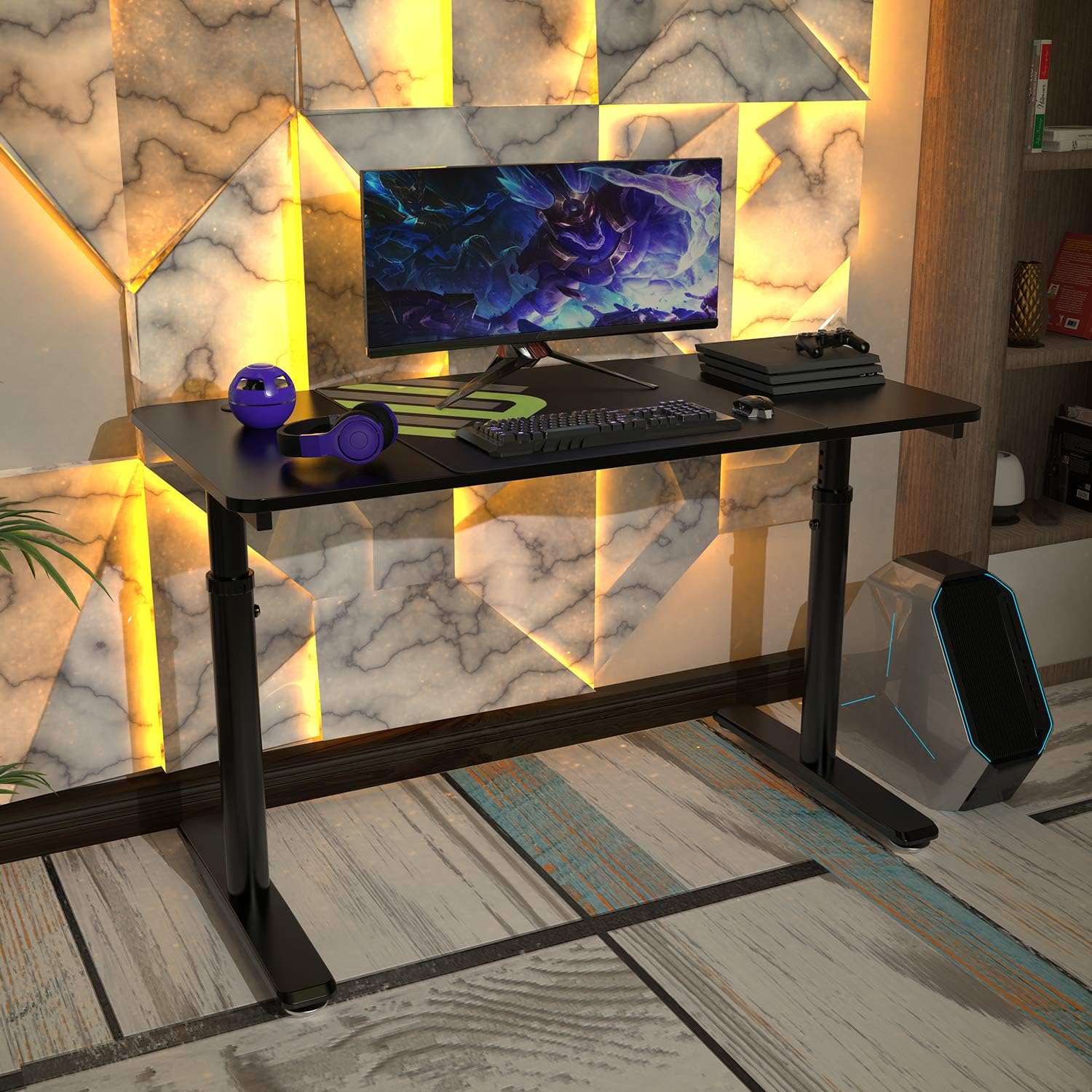 Best Seller It's_Organized Gaming Desk, 47 Inch Height Adjustable Gaming Computer Desk,PC Gaming Desk Study Writing Laptop Table Workstation, Home Office Gaming Desk Multi-Functional,Black Flash Deals - 50% OFF It's_Organized Gaming Desk, 47 Inch Height Adjustable Gaming Computer Desk,PC Gaming Desk Study Writing Laptop Table Workstation, Home Office Gaming Desk Multi-Functional,Black