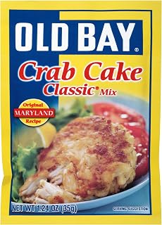 Old Bay Classic Crab Cake Mix - Authentic Chesapeake Bay Flavor, Just Add Crab & Mayo, 1.24 oz