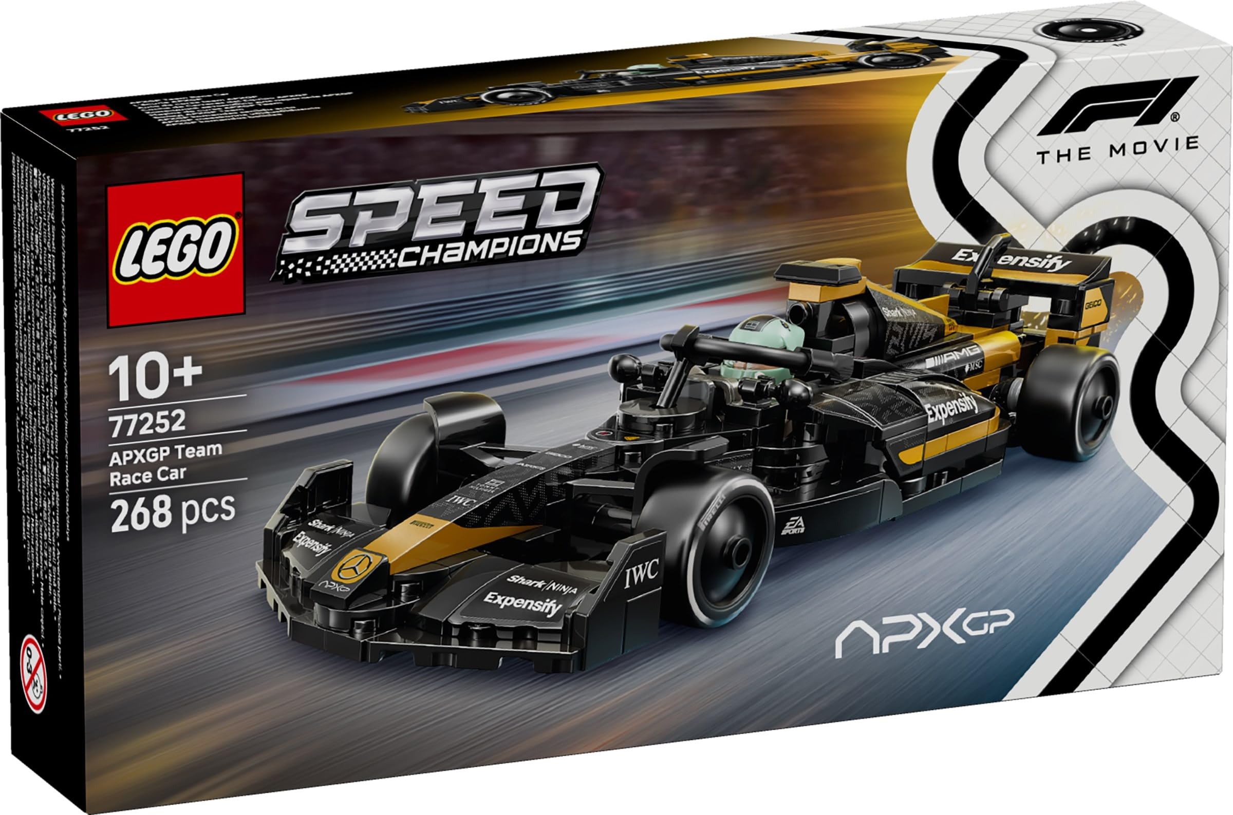 Amazon.com: LEGO Speed Champions APXGP Team Race Car from F1 The