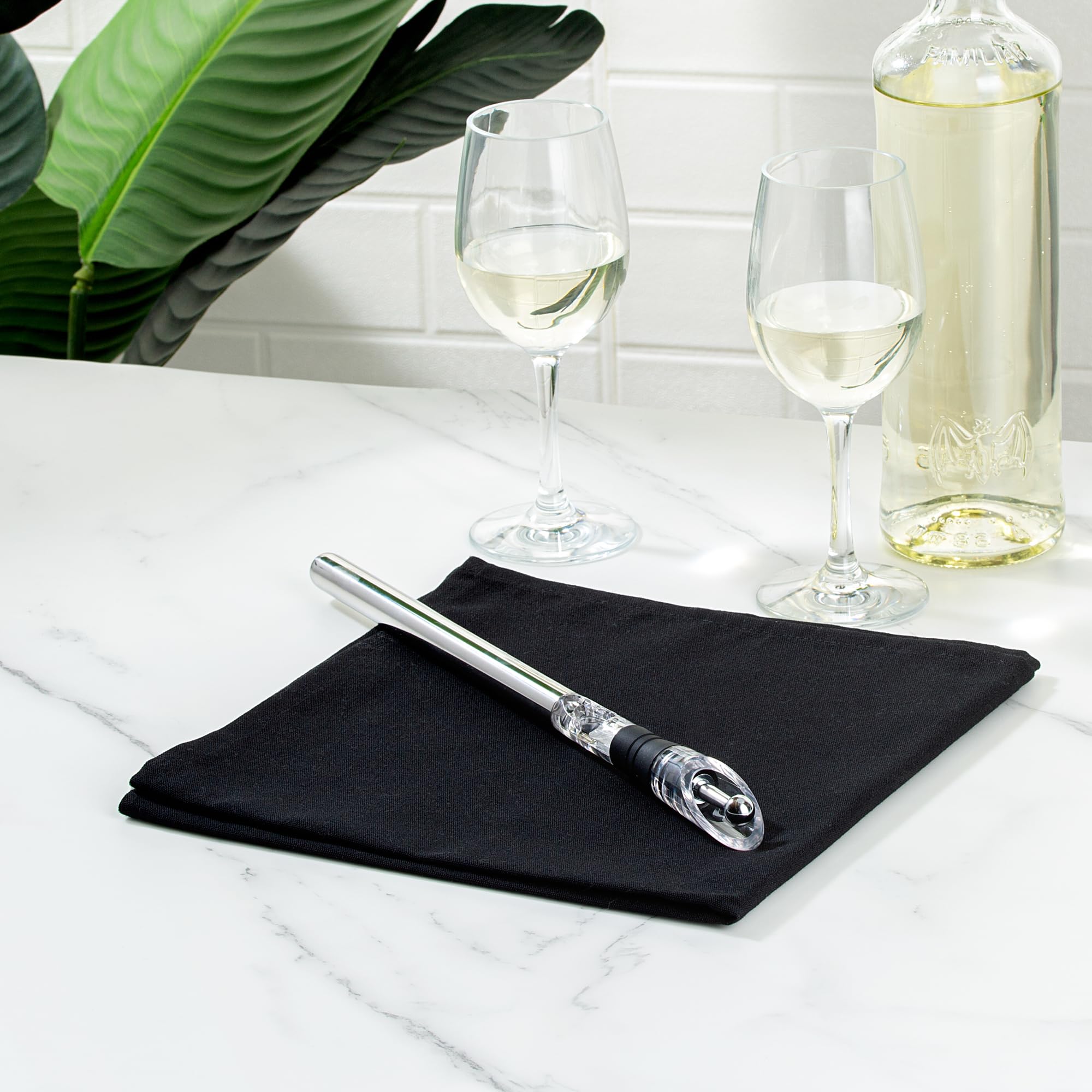 Stainless Steel Wine Chilling Rod - Aerator & Pourer -3