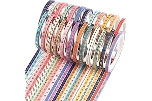 YUBX Washi Tape 3mm: The Essential Embellishing Tool for Creative Minds